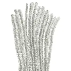 Chelines metalizados blanco 100 und