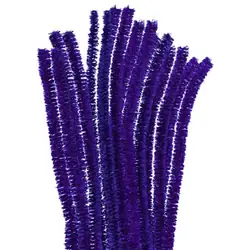 Chelines metalizados morado x 100