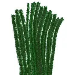 Chelines metalizados verde x 100
