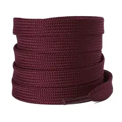 Cordón tenis plano 120cm vino tinto