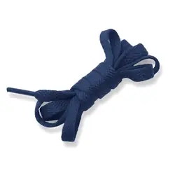 Cordón tenis plano 40cm azul oscuro