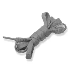 Cordón tenis plano 40cm gris
