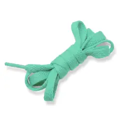 Cordón tenis plano 40cm verde menta