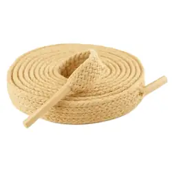 Cordón tenis plano 60cm beige