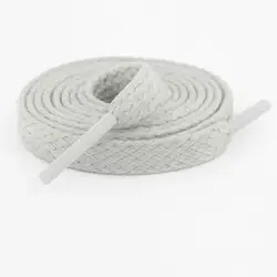 Cordón tenis plano 60cm gris claro