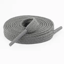 Cordón tenis plano 60cm gris