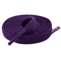 Cordón tenis plano 60cm morado