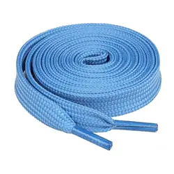 Cordón tenis plano 90cm azul cielo