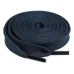 Cordón tenis plano 90cm azul oscuro