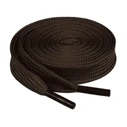 Cordón tenis plano 90cm cafe oscuro