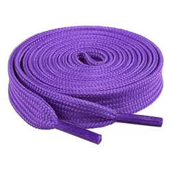 Cordón tenis plano 90cm morado