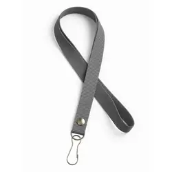 Cordón reata porta carnet gris