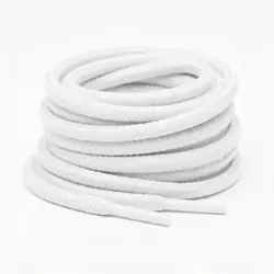 Cordón tenis redondo 120cm blanco