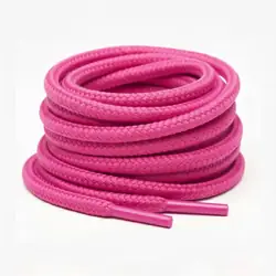 Cordón tenis redondo 120cm fucsia