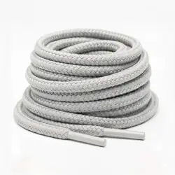 Cordón tenis redondo 120cm gris claro