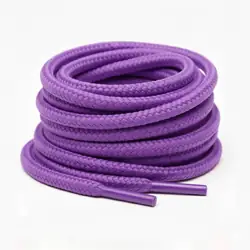 Cordón tenis redondo 120cm morado