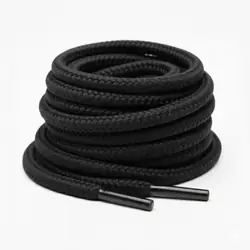 Cordón tenis redondo 120cm negro