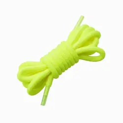 Cordón tenis redondo 40cm amarillo néon