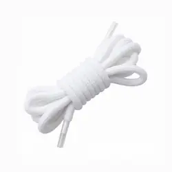 Cordón tenis redondo 40cm blanco