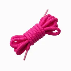 Cordón tenis redondo 40cm fucsia