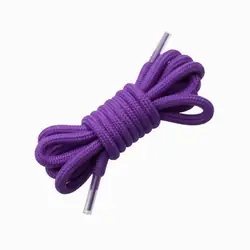 Cordón tenis redondo 40cm morado