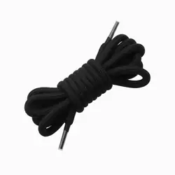 Cordón tenis redondo 40cm negro
