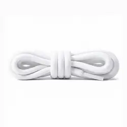 Cordón tenis redondo 60cm blanco