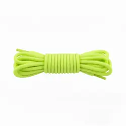 Cordón tenis redondo 90cm amarillo néon