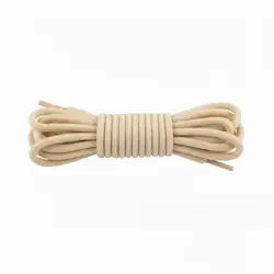 Cordón tenis redondo 90cm beige