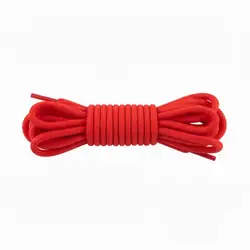 Cordón tenis redondo 90cm rojo