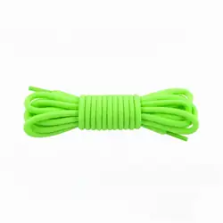 Cordón tenis redondo 90cm verde néon