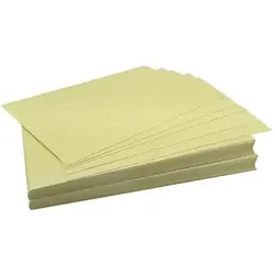 Ficha bibliográfica amarilla 100 und