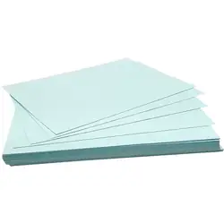 Ficha bibliográfica azul x 50