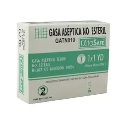 Gasa aséptica no estéril 1 pulgada