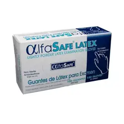 Guante látex con talco s x 100