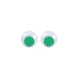 Ojos movibles 18mm verde