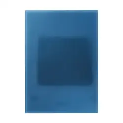 Pasta anillado policover traslucida carta azul 50 und