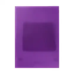 Pasta anillado policover traslucida carta morada 50 und