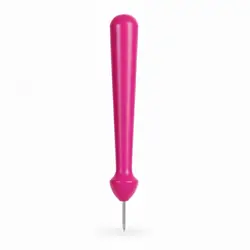 Punzón punta metálica fucsia