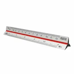 Regla escalímetro plástico 15cm