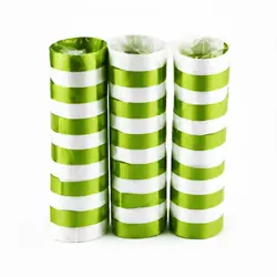 Serpentinas satinadas verde limón 3 und