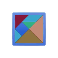 Tangram en foamy 15x15