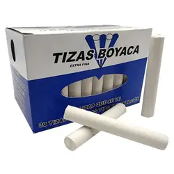 Tiza tablero boyaca blanca x 75