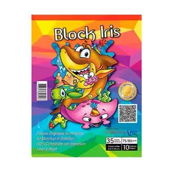 Block iris impresionarte carta
