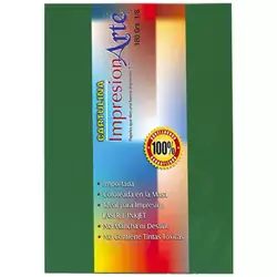 Cartulina iris 1/8 verde navidad x 10