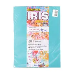 Papel iris impresionarte carta celeste 20 und
