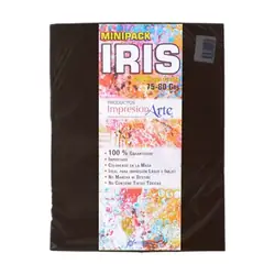 Papel iris impresionarte carta marrón x 20