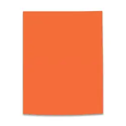 Papel iris impresionarte carta naranja