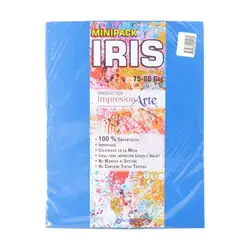 Papel iris impresionarte carta turquesa x 20