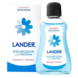 Removedor lander endurecedor proteína